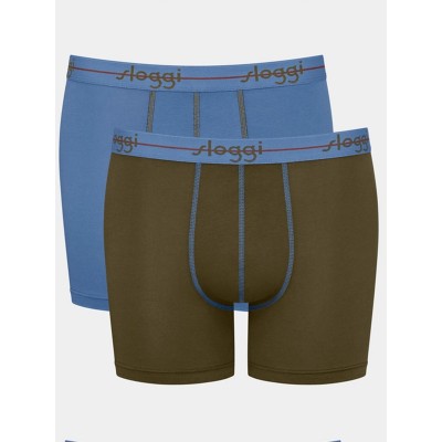 ΜΠΟΞΕΡΑΚΙ SLOGGI MEN START SHORT ΛΑΔΙ/ΣΙΕΛ 2ΤΜΧ 