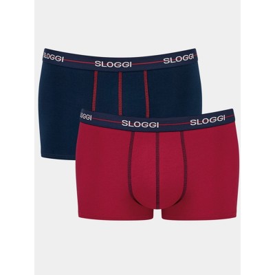 ΜΠΟΞΕΡΑΚΙ SLOGGI MEN START HIPSTER ΜΠΛΕ/ΚΟΚΚΙΝΟ 2ΤΜΧ