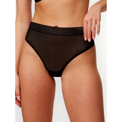 ΣΛΙΠΑΚΙ TRIUMPH TEMPTING SHEER HIGHWAIST STRING ΜΑΥΡΟ