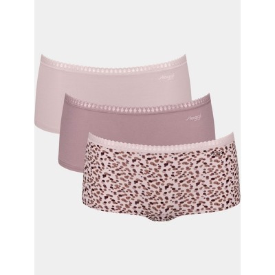 ΜΠΟΞΕΡ SLOGGI GO CRUSH SHORT ΜΠΕΖ/ΜΟΚΑ/ANIMAL 3 ΤΕΜ.