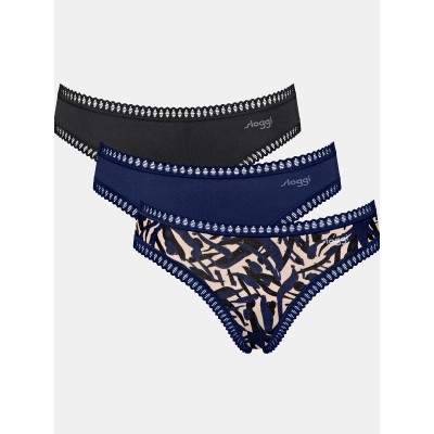 ΣΛΙΠΑΚΙ SLOGGI GO CRUSH MINI ΜAΥΡΟ/ΜΠΛΕ/ΕΜΠΡΙΜΕ 3ΤΜΧ 