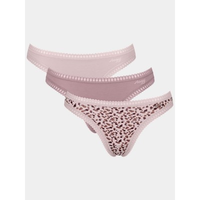STRING SLOGGI GO CRUSH ΜΠΕΖ/ΜΟΚΑ/ANIMAL 3TMX