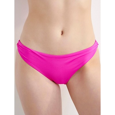 ΜΑΓΙΟ BLU4U 'SOLIDS' BIKINI SLIP ΦΟΥΞ