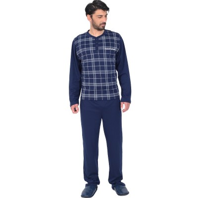 ΠΥΤΖΑΜΑ ΒΑΜΒΑΚΕΡΗ MARIO UOMO ΜΑΡΙΝ