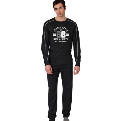 ΠΥΤΖΑΜΑ  ΙΝΤΕΡΛΟΚ MARIO-UOMO ΜΑΥΡΟ 