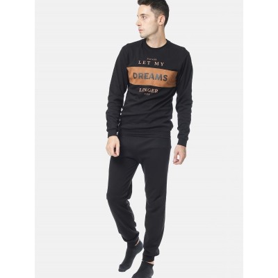 ΠΥΤΖΑΜΑ ΒΑΜΒΑΚΕΡΗ DREAMS ΜΑΥΡΟ