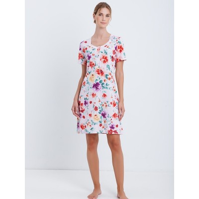 ΝΥΧΤΙΚΟ ΒΑΜΒΑΚΕΡΟ GIOTA ΡΟΖ/FLORAL