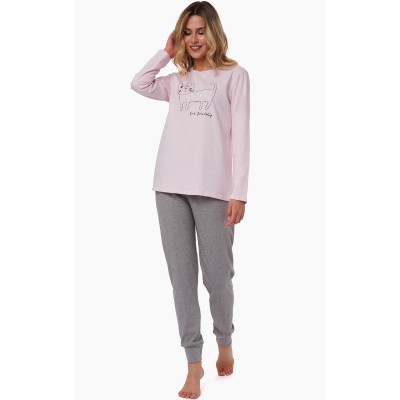 ΠΥΤΖΑΜΑ ΒΑΜΒΑΚΕΡΗ MINERVA ΡΟΖ/ΓΚΡΙ ΜΕΛΑΝΖΕ