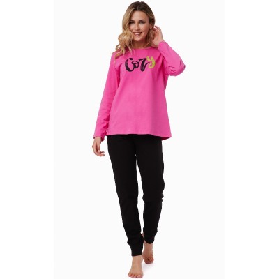 ΠΥΤΖΑΜΑ ΒΑΜΒΑΚΕΡΗ MINERVA ΦΟΥΞ/ΜΑΥΡΟ