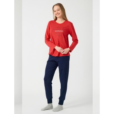 ΠΥΤΖΑΜΑ ΒΑΜΒΑΚΕΡΗ MINERVA  RED COZY 