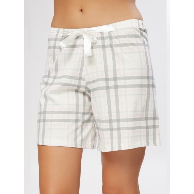 ΒΕΡΜΟΥΔΑ ΠΥΤΖΑΜΑΣ ΒΑΜΒΑΚΕΡΗ MINERVA  GREY-PINK PLAID