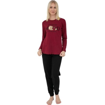 ΠΥΤΖΑΜΑ ΒΑΜΒΑΚΕΡΗ NINA CLUB ΜΠΟΡΝΤΩ 