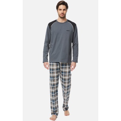 ΠΥΤΖΑΜΑ ΒΑΜΒΑΚΕΡΗ MINERVA ΑΝΘΡΑΚΙ/ΚΑΡΟ