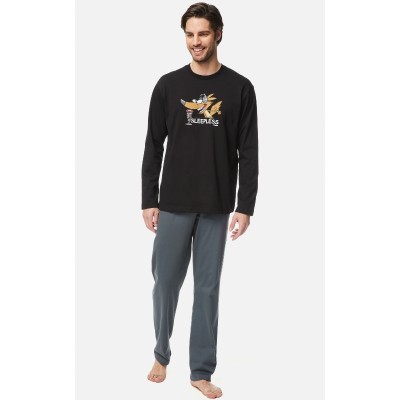 ΠΥΤΖΑΜΑ ΒΑΜΒΑΚΕΡΗ MINERVA ΜΑΥΡΟ/ΑΝΘΡΑΚΙ